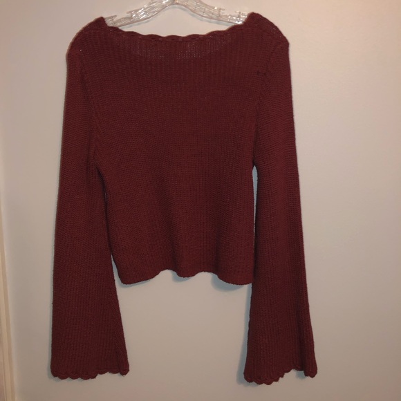 ribbed sweater with flare arms - Picture 3 of 3